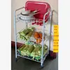 Carrito estantería de almacenamiento para cocina de piso dormitorio sala de estar multicapa portátil estantería de almacenamiento para artículos de bebé con ruedas