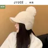 Gorra de Béisbol de Piel de Conejo de Lujo Ligero, Gorro de Punto Cálido para Otoño e Invierno que Protege los Oídos, Gorro de Punto para Exteriores a Prueba de Viento y Frío, Gorro de Piel de Conejo