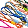 Lanyard Tejido Corto de Moda para Teléfono Móvil Anillo de Doble Propósito Multifuncional Correa de Muñeca Cuerda de Poliéster Fuerte Anti-Pérdida Accesorios