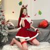 Vestido navideño para mujer, ropa interior navideña sexy, uniforme, traje de conejita apasionada, juego de rol, uniforme japonés de Halloween.