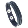 Pulseras de Cuero de Nuevo Estilo Europeo y Americano Más Vendidas, Costura y Bordado Creativos, Pulseras para Hombres y Mujeres, Accesorios de Mano de PU de Estilo Retro Simple