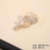 Broche de tulipán con perlas y diamantes, estilo francés de alta gama, estilo nacional, elegante, para mujer, pequeños accesorios.