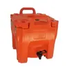 Peng Wen cubeta rotacional de plástico de 20L con interior de acero inoxidable, aislamiento de PU, cubeta para sopa, cubeta para té, cubeta aislante para bebidas
