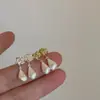 Aretes de Metal Tejido Cepillado Forma de Gota de Agua para Mujer, Diseño Único, Elegantes, Exquisitos, Versátiles