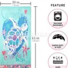 Amazon Temu Xiyin Popular Transfronterizo Toalla de Playa Estampada Natación Sudor Asiento de Playa Toalla de Baño