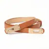 Nuevo Cinturón Fino Ajustable para Mujer, Versátil para Falda Chaqueta Ceñidor de Cintura Estilo Coreano Hebilla de Alta Gama Cinturón para Mujer