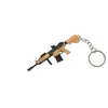 Shuojie Campo de Batalla 6 Mini M417 Fusil de Asalto Modelo Juguete Llavero Colgante Figura de Mano Colección Arma Periférico