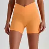 Pantalones Cortos de Yoga de Cintura Alta Transfronterizos Europeos y Americanos, Pantalones Deportivos Ajustados para Mujer que Realzan los Glúteos de Melocotón, Venta al por Mayor