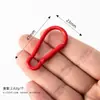 Pintura de color hebilla de montañismo con forma de calabaza gancho de resorte de seguridad de aleación de aluminio hebilla colgante para tetera equipaje accesorios de joyería diy