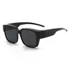 Novos Óculos de Sol Polarizados da Moda para Homens com Lentes de Grau, Armação Grande, Óculos de Sol Anti-UV para Mulheres