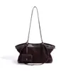 Nova Bolsa de Ombro de Design de Nicho de Alto Padrão 2026, Versão Coreana Bolsa Tote de Luxo Leve de Grande Capacidade, Bolsa Transversal Exquisita para o Dia a Dia