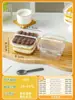 Caja para Pastel Caja de Embalaje Pequeña Tiramisú Mousse Postre Embalaje Desechable Crema Cuadrada Popular Tarro Transparente