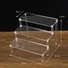 2244 Soporte de Exhibición Acrílico para Escritorio del Hogar, Organizador de Niveles para Figuras, Muñecas, Cajas Sorpresa, Pulseras y Accesorios