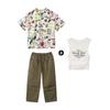Roupas de moda infantil hip-hop para meninos e meninas, calças camufladas de marca de moda hip-hop, roupas de performance soltas para crianças hip-hop