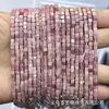 Cuentas Cuadradas de Amatista Natural de 3*3mm Cuentas Espaciadoras Cuadradas de Piedra Ojo de Tigre Cuentas para Pulsera Accesorios para Joyería DIY