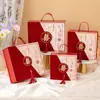 Caja de Regalo Festiva de Nuevo Estilo 2026 para Bodas y Compromisos, Caja de Regalo Festiva con Tapa Abatible, Caja de Dulces para Bodas, Caja de Empaque para Regalos de Agradecimiento, Caja Vacía