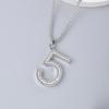 Colar feminino moda novo colar de diamantes bonito pingente masculino hip hop pingente longo suéter cadeia acessórios