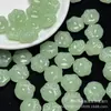 Jade Imitação Verde Musgo Patas de Urso Coração Formato Contas Soltas Atacado DIY Joias Pulseira Colar Brincos Acessórios de Vestuário Atacado