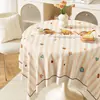 Mantel con Temática de Estrellas de Dibujos Animados Modelo Nuevo 2026 Impermeable a Prueba de Aceite Lavable Resistente al Calor Mantel para Mesa Redonda Mesa de Café