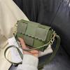 Bolsa Almofada de Biscoito Estilo TikTok Bolsa de Material DIY Feita à Mão Bolsa de Ombro Transversal Retro Presente de Feriado para Namorada