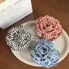Experiencia de Principio de Primavera ~ Pinza de Agarre de Flores a Cuadros Simple Pasador Avanzado Flor Grande Corea del Sur Accesorios para el Cabello Tocado Ins