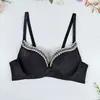 Estilo Europeu e Americano Minimalista de Alta Qualidade Roupa Exterior e Roupa Íntima Tubo com Strass, Corrente e Miçangas, Camisola Sexy Decotada com Barbatanas