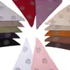 Comercio exterior todo a juego color liso modal rosa diamantes de imitación triángulo bufanda chal elástico suave algodón mercerizado bufanda