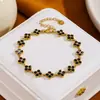 Pulseira de strass branco transfronteiriça com diamantes coloridos, toque de luxo leve e alta qualidade, estilo de moda europeu e americano, pulseira feminina de alta qualidade para atacado
