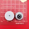 Accesorios Plásticos DIY Coloridos Estilo Chanel con Goteo de Aceite Cara Sonriente Serie para Pinzas de Cabello, Fundas de Teléfono, Hebillas de Zapatos y Materiales Auxiliares