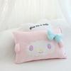 Linda Caricatura Melody Pequeño Diablo Peluche Extraíble y Lavable para Niños Estudiantes Dormitorio Funda de Almohada Individual Cubierta para Almohada de Cabeza