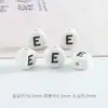 Amazon Xiyin Venda Quente 6x 10mm Contas Cerâmicas com Alfabeto Material para Fazer Pulseira DIY Infantil Conjunto de Contas