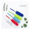 Escova de Limpeza de Poeira de Chenille Retrátil Lavável Resistente à Cor Sem Fiapos Espanador de Chenille Espanador de Pena