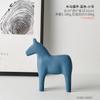 Adornos de Caballo de Madera Creativos Nórdicos Minimalistas Modernos para el Hogar Sala de Estar Mueble de TV Aparador de Vino Habitación Infantil Decoraciones Explosión Transfronteriza