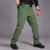 Pantalones Tácticos Ix7 para Hombre Pantalones de Camuflaje Primavera y Otoño Exteriores Elásticos de Trabajo Resistentes al Desgaste Sueltos Softshell Pantalones de Senderismo