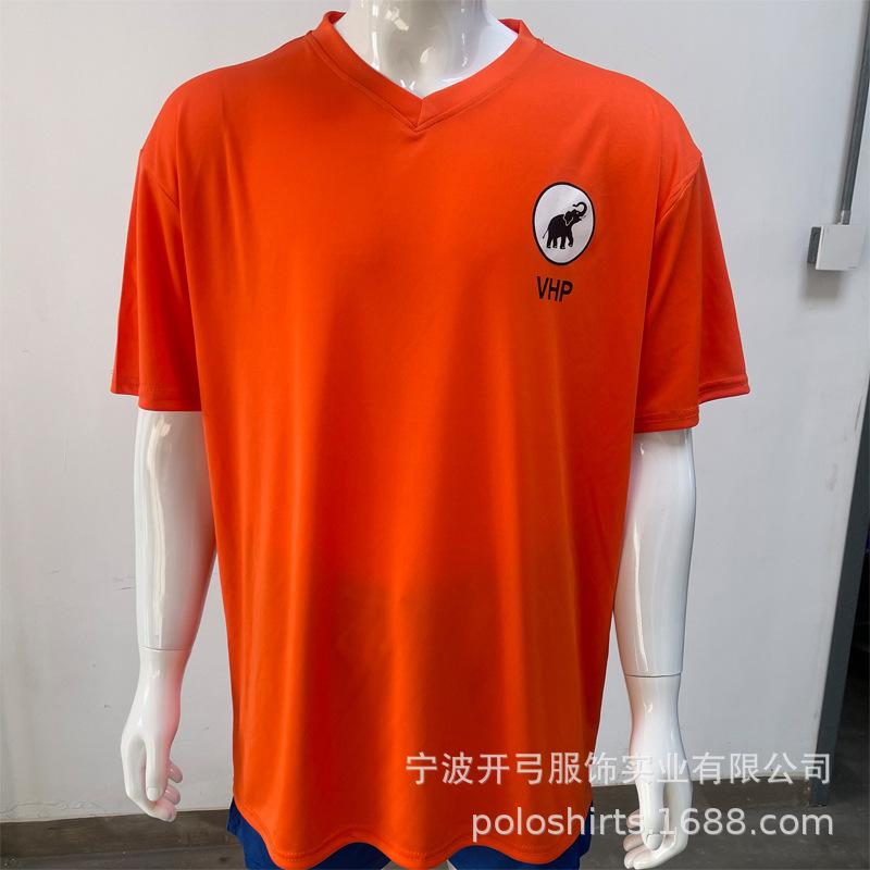 全涤V领体恤 (3)