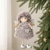 Mingguan cross-border novo desenho animado pelúcia boneca do anjo pendurando peças com asas menina pendurando ornamentos árvore de Natal pendurando peças por atacado