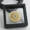 Latón Montaña Cinnabar Fantasma Gasta Dinero en Monedas de Cobre Engrosadas Retro Agujero Cuadrado Fantasma de Montaña Dios del Trueno Bagua Gasta Dinero para Ganar Dinero Colgante