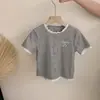 Ropa Infantil Coreana Conjunto para Niñas 2026 Verano Nuevo Encaje Patchwork Bordado Top Color Sólido Falda Versátil Tendencia