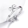 Anillo plateado con temperamento Weihua, regalo para amantes, mono viejo, maldición, Ben, vida, mono, año, anillo femenino, anillo abierto de plata