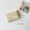 Buena Cartera de Oso Ins de Mercado Nocturno Color Simple y Suave Fresco Coreano Multifuncional Corta para Tarjetas de Estudiante