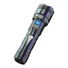 Nueva linterna superbrillante recargable para el hogar, exterior, de largo alcance, mini, portátil, multifuncional, táctica