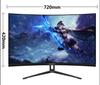 Monitor 1922242732 pulgadas Pantalla Curva Ips Alta Definición Led Lcd Ultra Delgado Pantalla de Grado Gaming para Computadora Alta Tasa de Refresco
