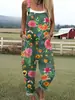 Ropa de mujer transfronteriza estilo nuevo de verano europeo y americano overol casual de moda con tirantes abotonados estampado digital 3D