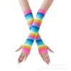 Guantes calcetines de algodón arcoíris venta directa de fábrica exportación explosiones ebay AliExpress Amazon caliente