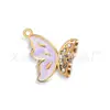 Transfronterizo Nuevo Acero Inoxidable Goteo de Aceite Mariposa Vintage DIY Collar Pulsera Joyería Accesorios Colgante Patrón Animal