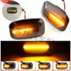 Adequado para Toyota Coolidge Land Cruiser séries 70 80 100 Sinalizador de seta LED para para-lama luz lateral