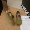 Sapatos femininos estilo Birkenstock de sola grossa, que aumentam a altura, nova coleção outono/verão, sapatilhas Mary Jane incrivelmente estilosas, mocassins e sapatos de camurça
