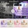 KineShineX Perfume para Coche, Fragancia para Coche, Productos de Aromaterapia para Coche, Decoraciones de Lujo para Coche, Aroma Ligero de Larga Duración