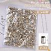 1440 Diamantes de fondo plano de forma especial Super Flash Mini Cristal K9 Uñas de diamante DIY Joyería de uñas de diamante al por mayor