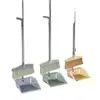 Set de escoba y recogedor doméstico suave de cerdas espesas, incluyendo una escoba, un recogedor y una herramienta para recoger pelo - un set de limpieza cuatro en uno